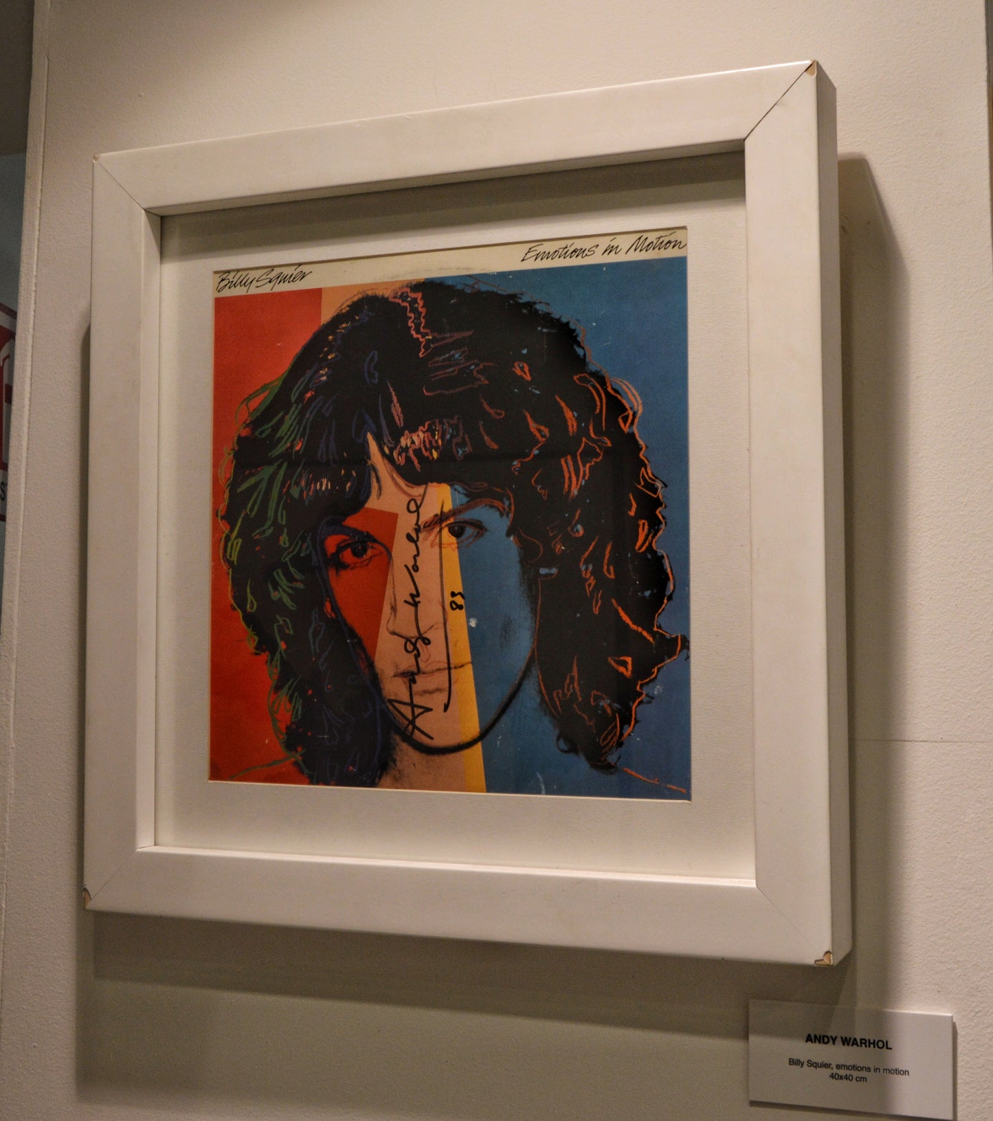 Andy Warhol, Album: Billy Squier