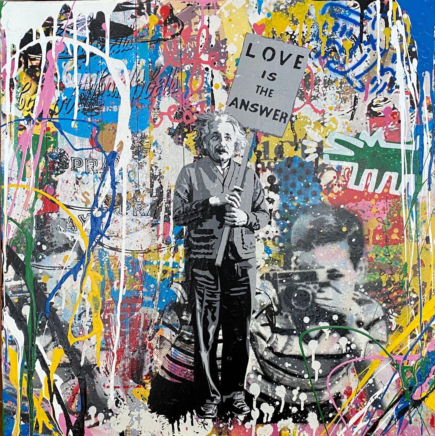 Mr. Brainwash, Love is the answer, Einstein