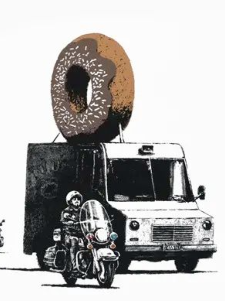 Banksy, Donuts Chocolate