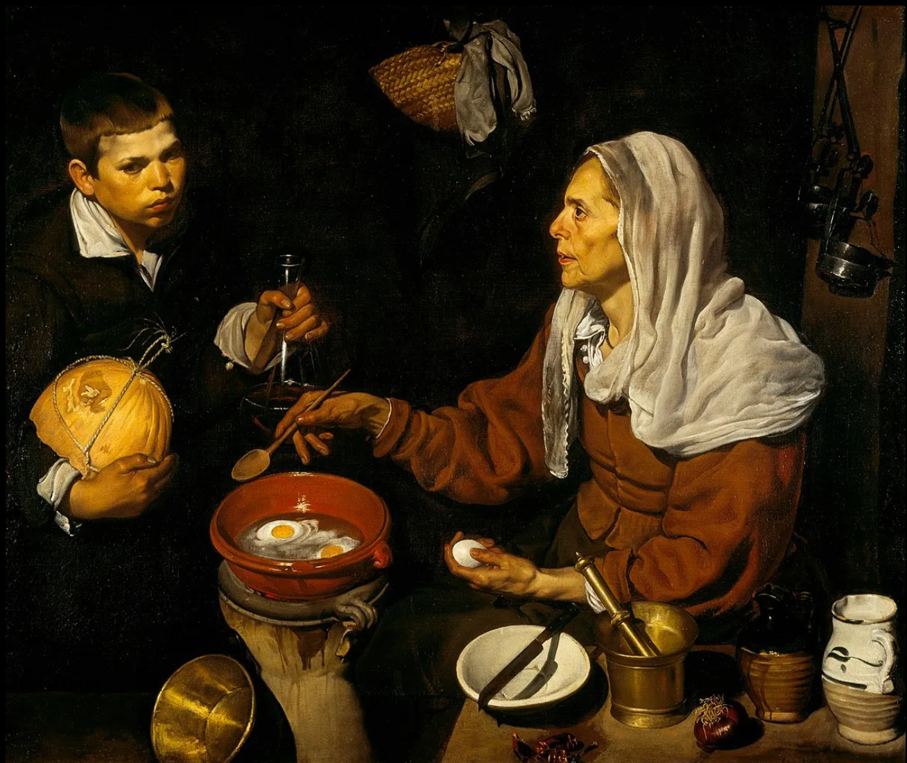 Andrea Ravo Mattoni, Vecchia che frigge le uova – Velasquez