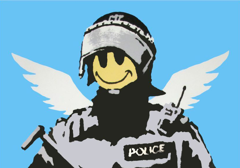 Banksy, Flying Copper