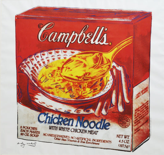 Andy Warhol, Campbell’s Chicken Noodle
