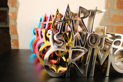 Mr. Brainwash, Art is not a Crime, Hard Candy, Pink